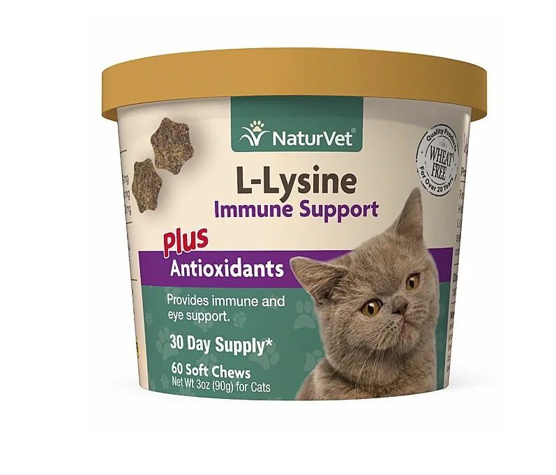 - Cat teasers selectionNaturVet L-Lysine Immune Support