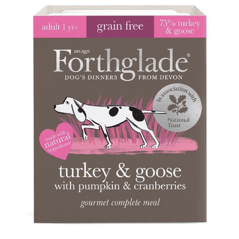 - Dog food recommendations for multi-dog householdsForthglade Gourmet Turkey & Goose with Pumpkin & Cranberry Wet Dog Food 7 x 395g