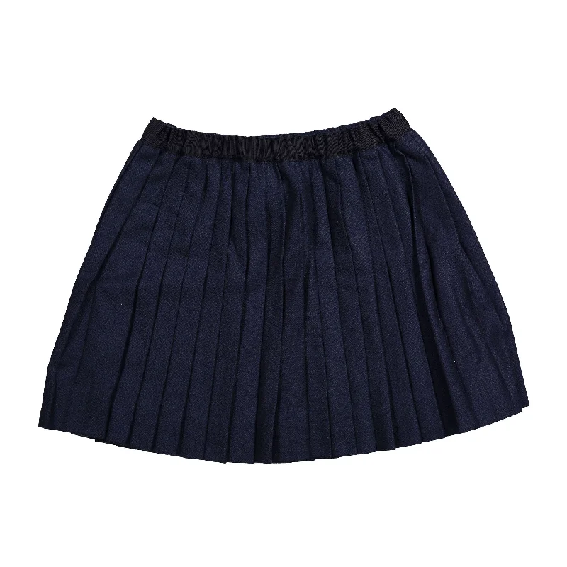 - Foldable and portable cat bagBonpoint Navy Pleated Jais Skirt