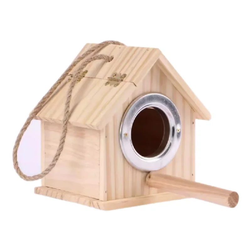 - Automatic induction pet water dispenserCX Solid Wood Bird's Nest M (L15cm x B13cm x H16.7cm x Entrance R5.5cm)