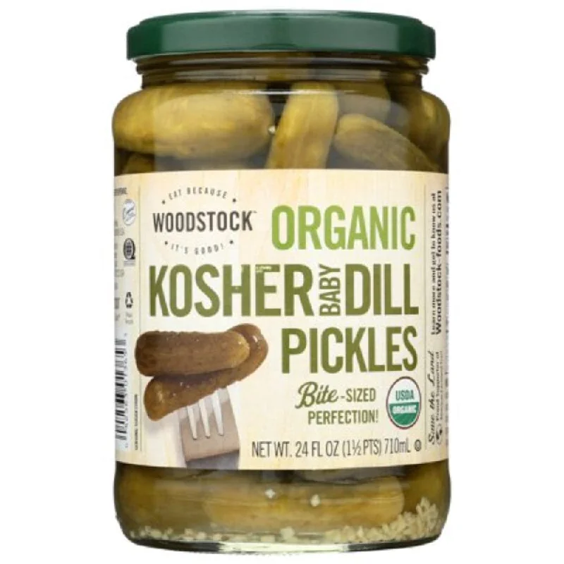 - Pet vitamin complex nutrition tabletsWoodstock - Organic Kosher Baby Dill Pickles