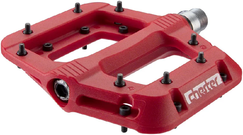 - Summer pet ice matChester Platform Pedals, Composite, 9/16, Red