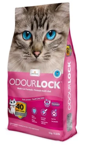 remove dead hair and dandruff, and promote pet skin health.INTERSTAND 13.23 LB. ODOR LOCK BABY POWDER LITTER