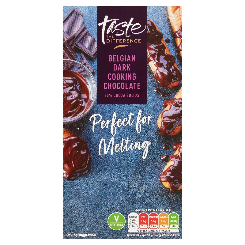 - Remote interactive pet feederSainsbury's Belgian Dark 85% Cocoa Cooking Chocolate, Taste The Difference 100g