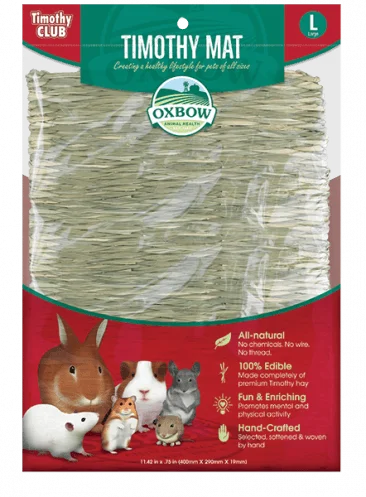 - Pet vitamin complex nutrition tabletsOxbow Timothy CLUB Mat