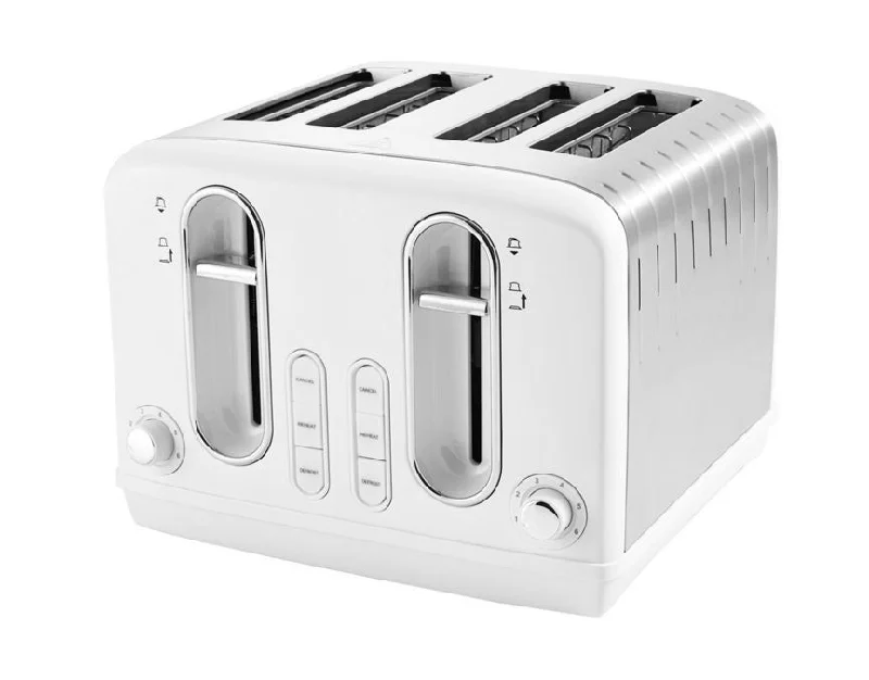 - Pet fence foldable indoorGeorge Home White Stainless Steel 4-Slice Toaster