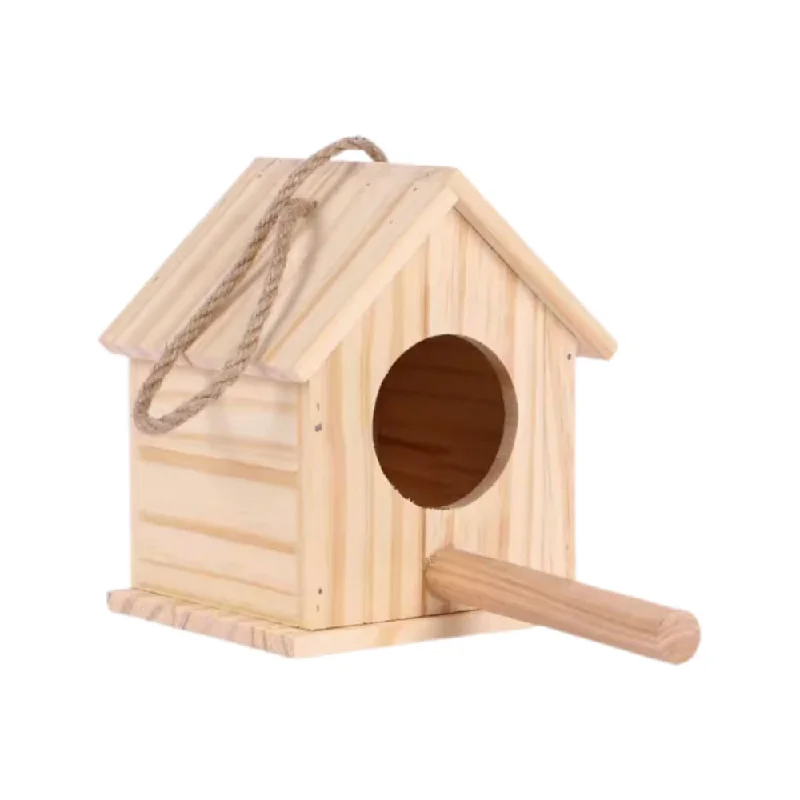 - Foldable and portable cat bagCX Solid Wood Bird's Nest S (L12.5cm x B12cm x H15.5cm x Entrance R5.5cm)