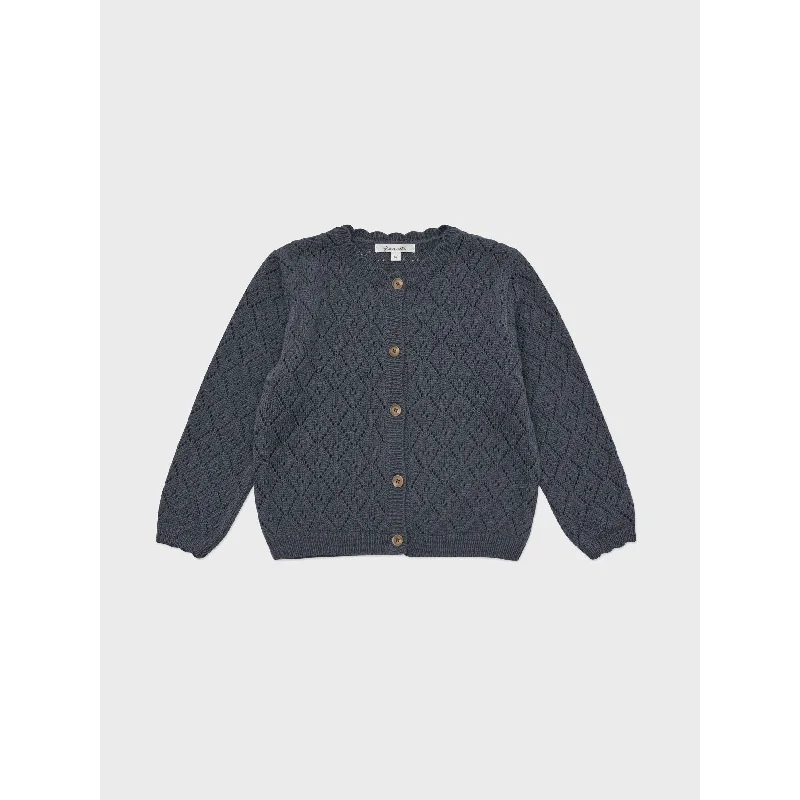 ---Louisiella Navy Perry Knit Cardigan