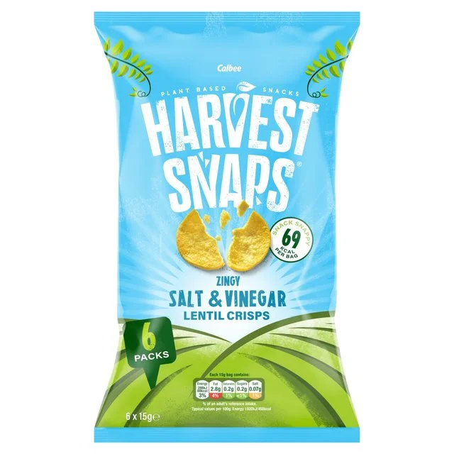 - Postoperative pet anti-licking Elizabethan collarHarvest Snaps Salt & Vinegar Lentil Crisps Multipack   6 x 15g