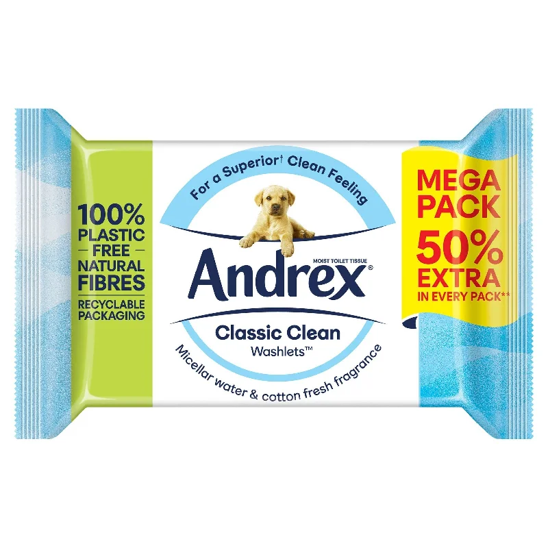 - Pet stroller can be taken on the planeAndrex Classic Clean Mega Washlets Flushable Moist Toilet Tissue Wipes, 50% Extra Wipes