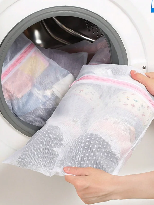 ---Laundry Bags, Thickened Washing Machine Anti-Deformation Mesh Protective Bag, Suitable For Bra, Laundry Basket, Hosiery, Lingerie, Etc.