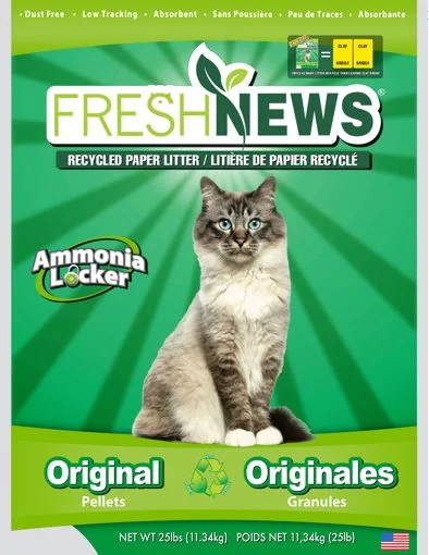 Pet grooming and cleaning products:PESTELL 25 LB. FRESH NEWS PAPER CAT LITTER