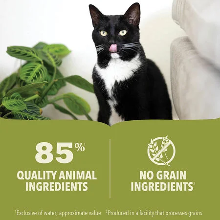    - High-fiber cat food  ACANA Premium Pâté, Beef, Chicken & Tuna Recipe Wet Cat Food