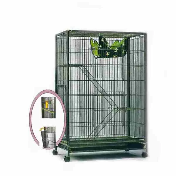 - Foldable and portable cat bagMigoto Cat Cage Hammerspray Structure 94cm x 58cm x 140cm