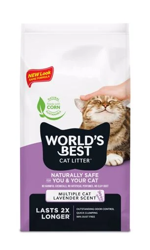 Pet conditioner: used to care for pet hair,Worlds Best Mutli Cat Clumping Litter Lavender Scented