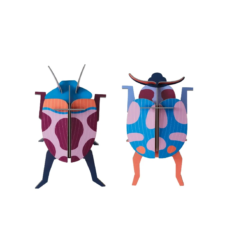 - Summer pet ice matStudio Roof Coccinelle Couple Beetle Cardboard Model