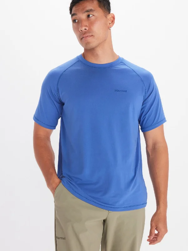 - Parrot climbing and standing wooden frameMen's Windridge Short-Sleeve T-Shirt - Trail Blue