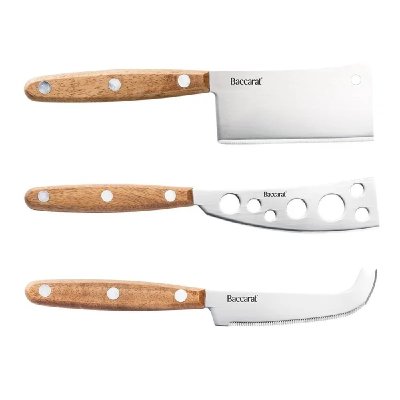 - Natural latex pet mattressBaccarat Gourmet 3 Piece Cheese Knife Set