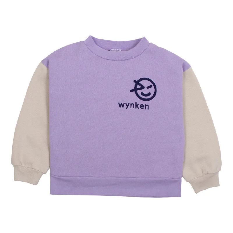 - Deodorizing cat litter tofu litterWynken Lilac/Cool Grey Panel Sweatshirt