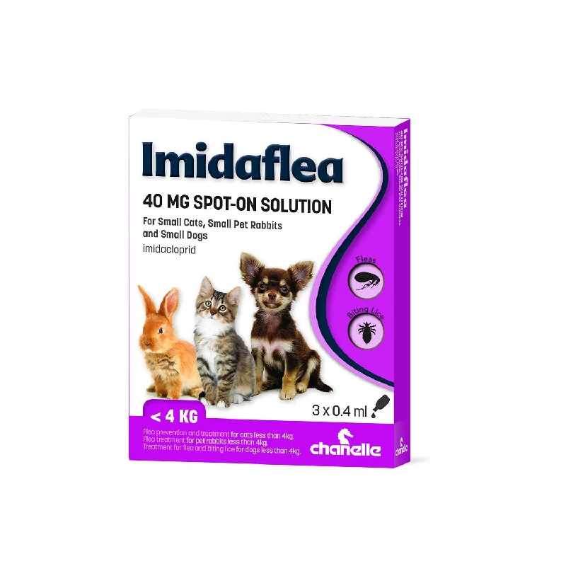 - Cat hair ball removal and hair removal creamChanelle Imidaflea 40mg Spot-On for Cats, Dogs & Rabbits under 4kg - 3 Pipettes