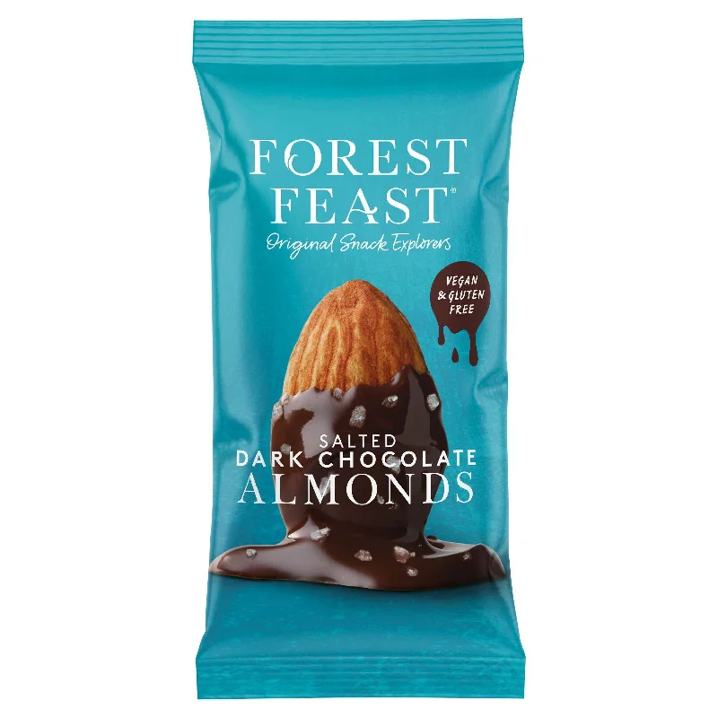 - Pet stroller can be taken on the planeForest Feast Salted Dark Chocolate Almonds 40g