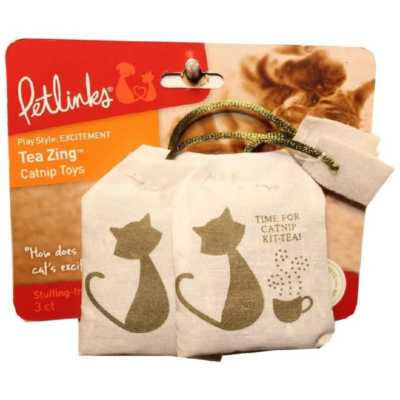 - Special food for puppiesTEA ZING 100% CATNIP TOY (3 PIECE)