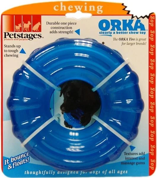 - Dog food recommendations for multi-dog householdsPetstages ORKA Tire Dog Chew Toy (Tire Chew Toy)