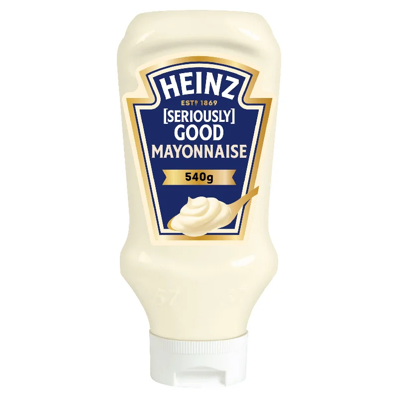 - Pet stroller can be taken on the planeHeinz Seriously Good Mayonnaise 540g