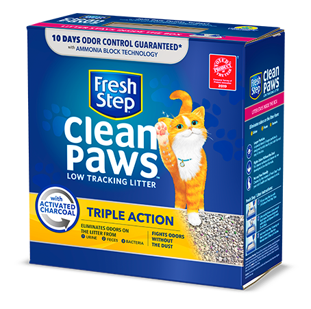 preventing the nails from growing too long and causing discomfort or damage to the pet.Fresh Step Clean Paws Triple Action Cat Litter 22.5 lbs