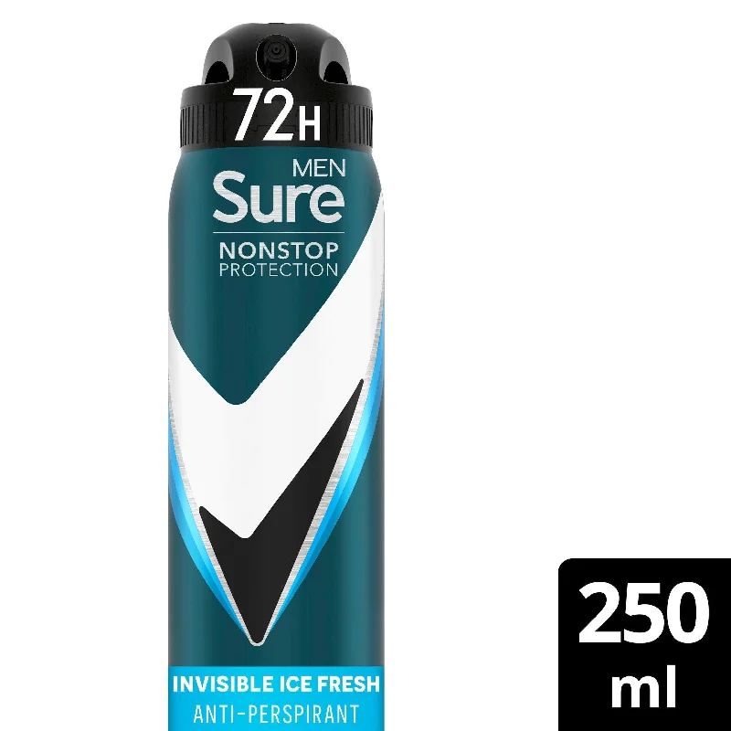 Pet ProductsSure 72hr Ice Fresh Nonstop Protection Anti-Perspirant Deodorant Aerosol 250ml