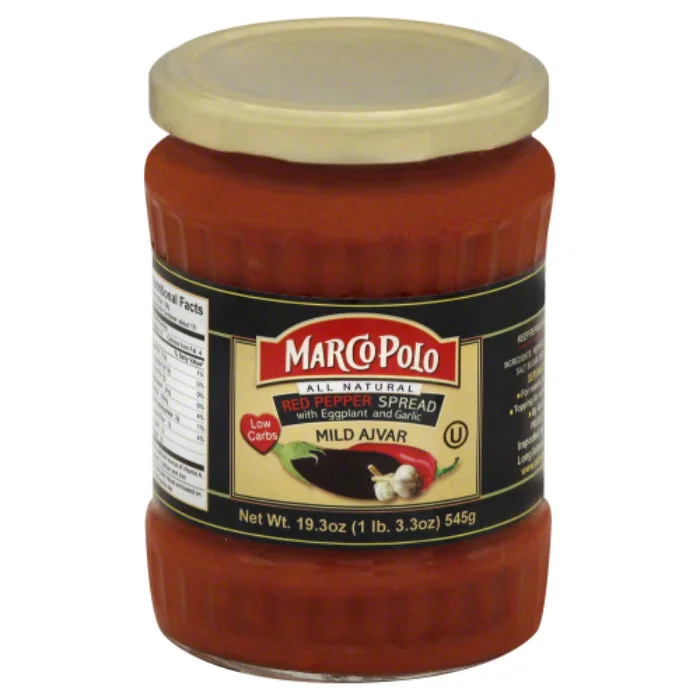 - Dog anti-slip matMarco Polo - Mild Ajvar Spread Red Pepper, 19.3 Oz - Pack of 12