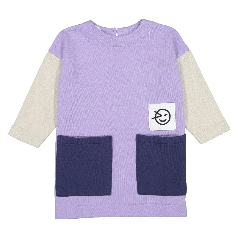  -Anti-scratch sofa protective coverWynken Lilac/Grey/Navy Pocket Dress