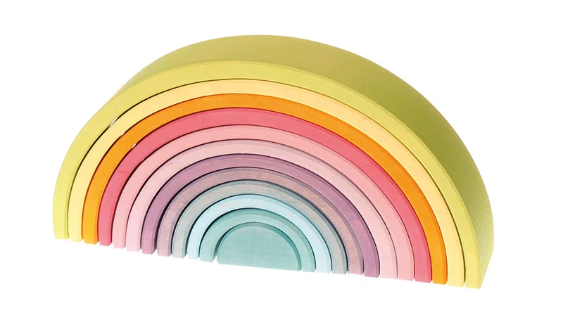 ---Grimm's Large Pastel Rainbow (12 pieces)