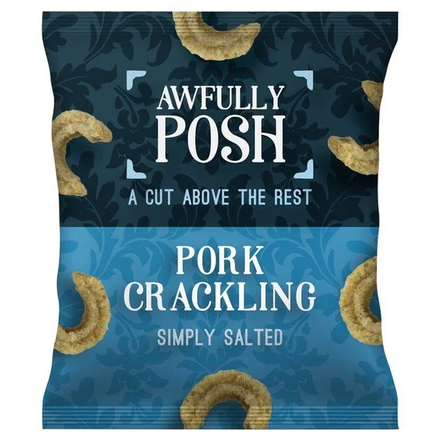 ---Awfully Posh Sea Salt Pork Crackling   40g