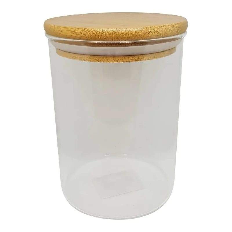 - Air box TSA certified check-inScullery Bamboo & Glass Canister 750ml