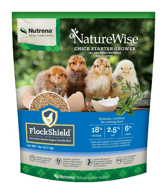 - Pet monitor with cameraNatureWise 18% Crumbles Medicated Chick Starter Grower