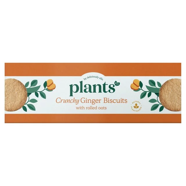 - Air box TSA certified check-inPlants by Deliciously Ella Ginger Biscuits   120g