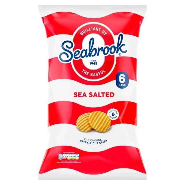 - Elderly dog ​​joint care mattressSeabrook Crinkle Cut Sea Salt Crisps   6 per pack