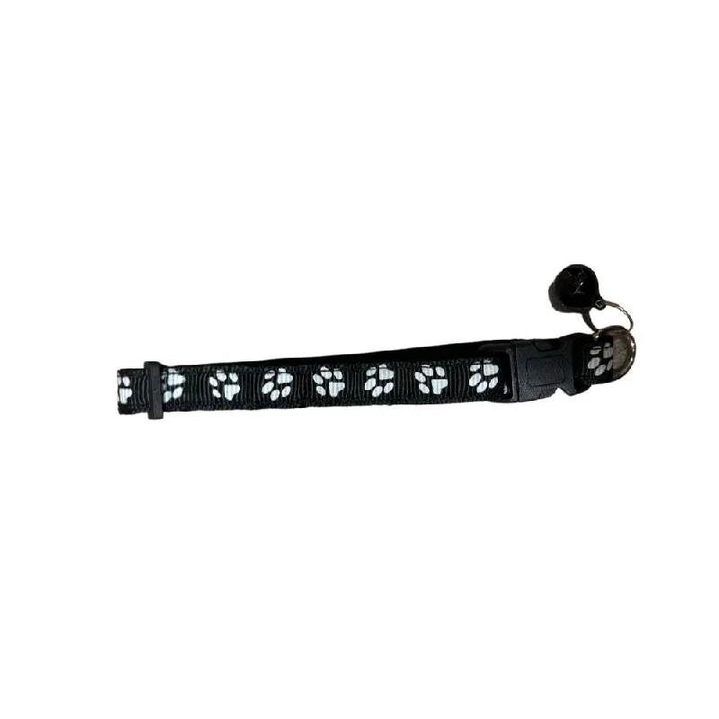 - Summer pet ice matDog Collar Paw Print Black