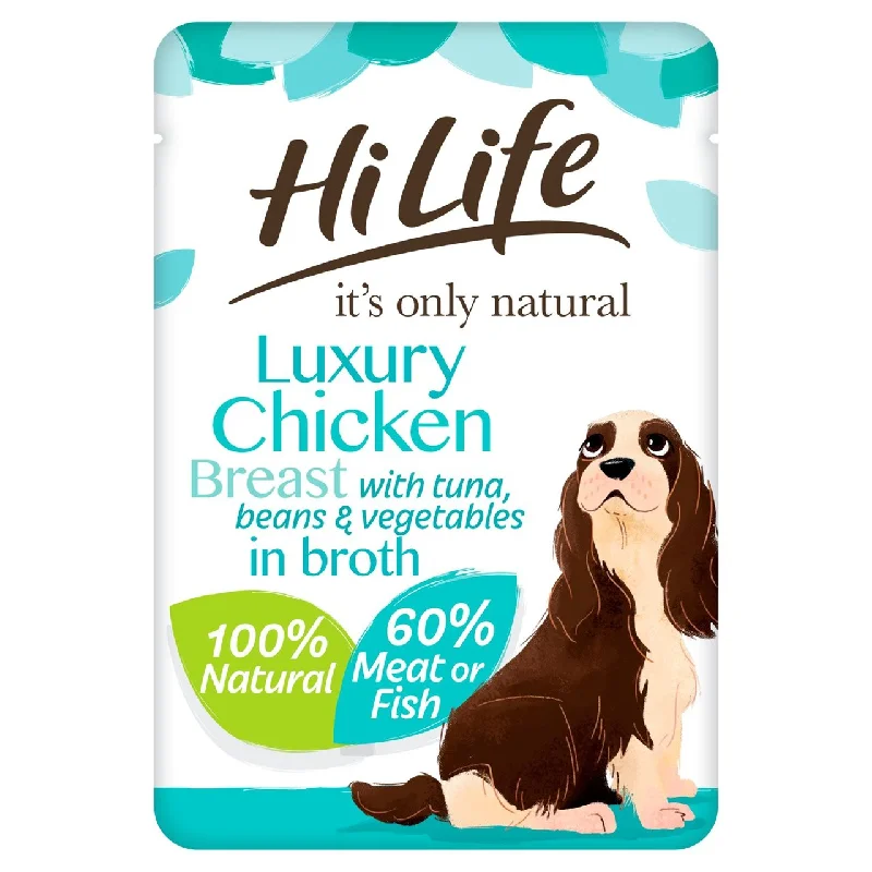 - How is Birgi dog foodHiLife Its Only Natural Chicken Breast, Tuna & Garden Veg 100g