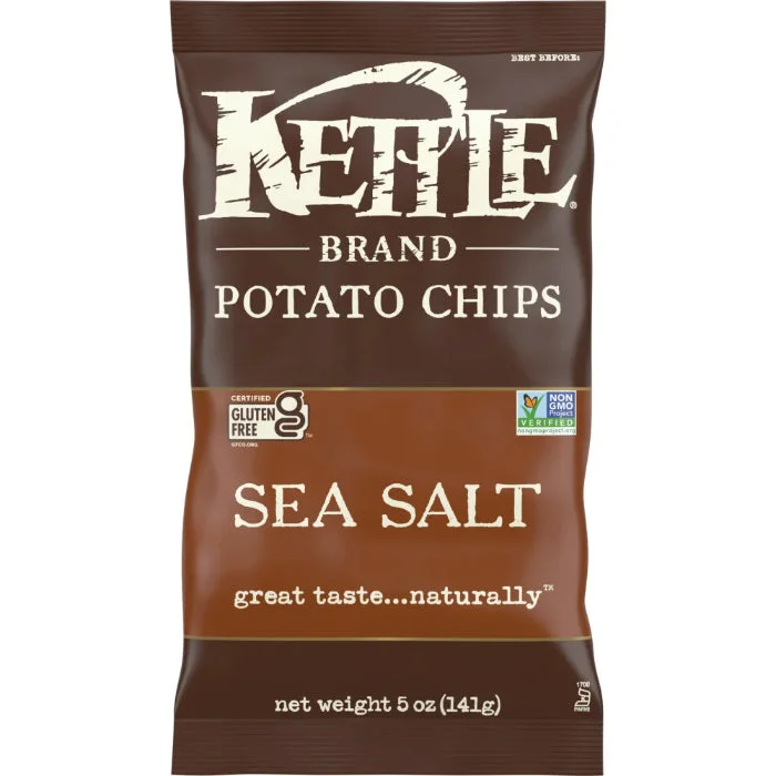 ---Kettle Foods - Chip Potato Lightly Salted 5 Oz - Pack Of 15