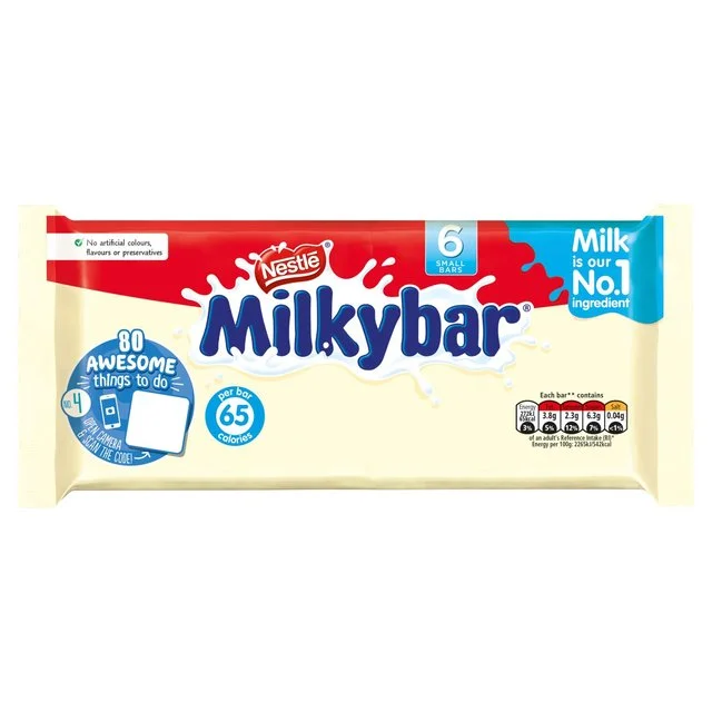 - Pet monitor with cameraMilkybar White Chocolate Kid Bar Multipack   6 x 12g