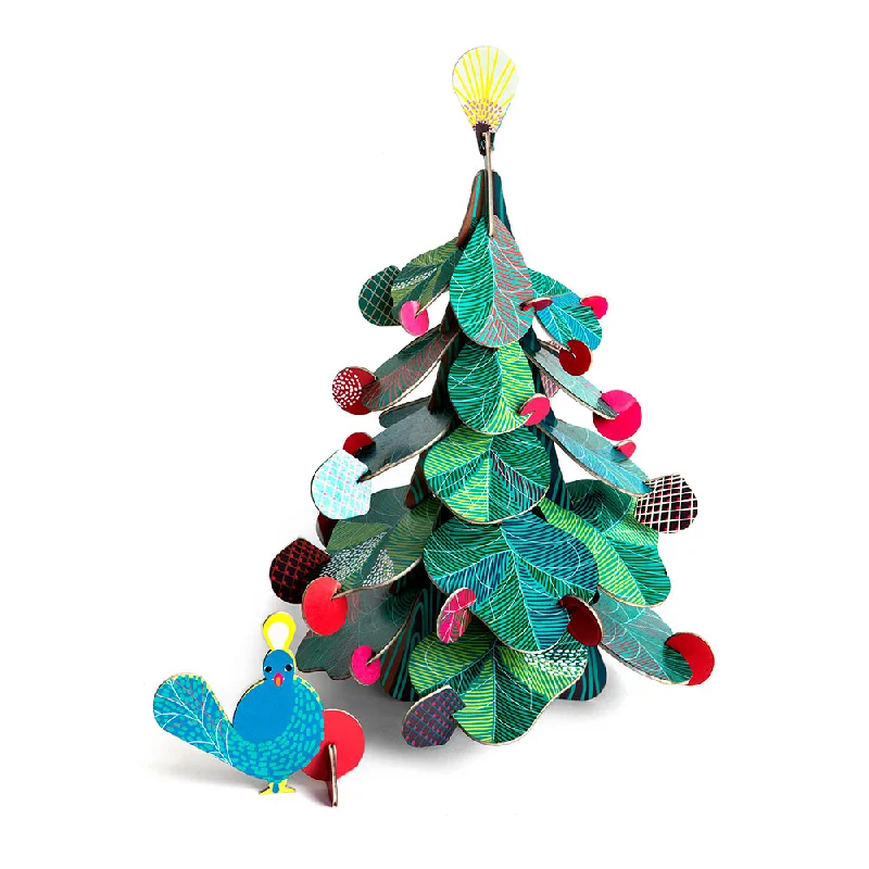 - Organic cotton dog bibsStudio Roof Christmas Tree & Peacock