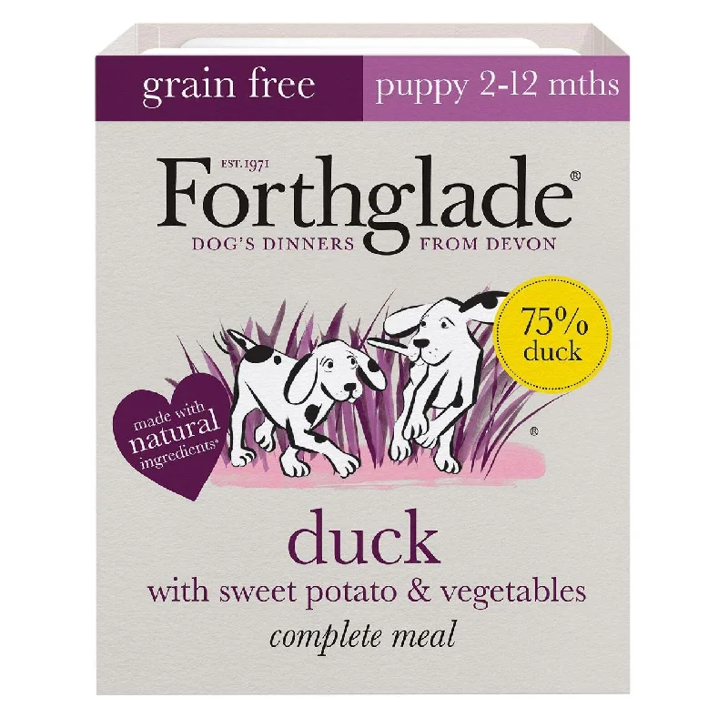 - The effect of dog food on dental healthForthglade Complete Puppy Duck, Sweet Potato & Veg Grain Free 395g