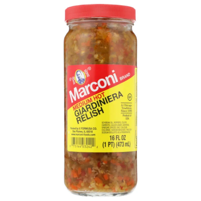 - Pet tear stain cleaning wipesMarconi - Relish Giardiniera Medium, 16 Oz - Pack of 12