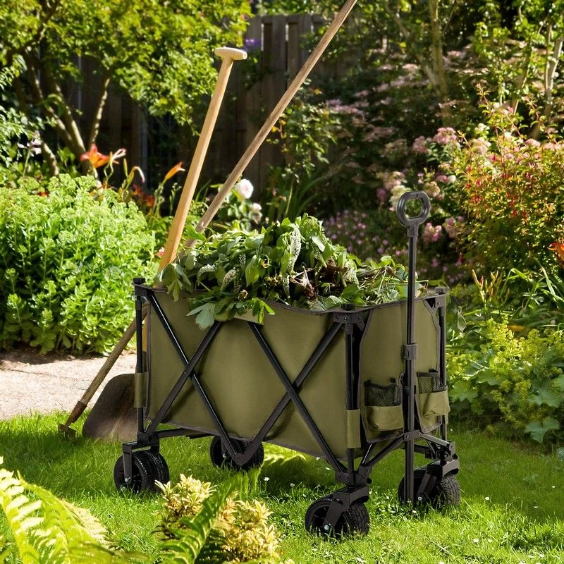 - Pregnant cat delivery room warming boxOutsunny Folding Garden Trolley on Wheels