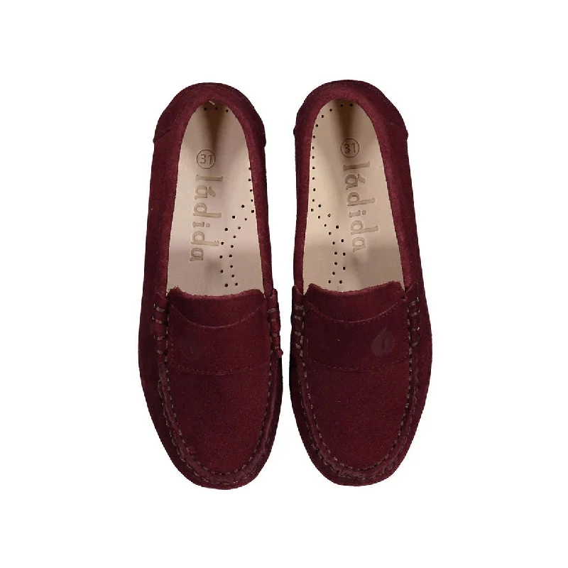 - Remote interactive pet feederLadida Shoes Burgundy Suede Loafer