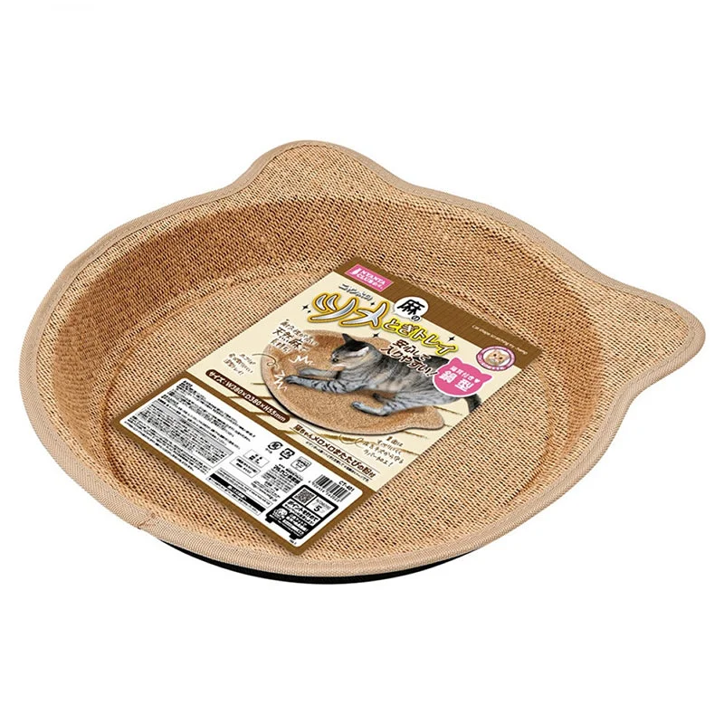 - Pet monitor with cameraMarukan Cat Shape Scratching Tray Hemp (CT-401)