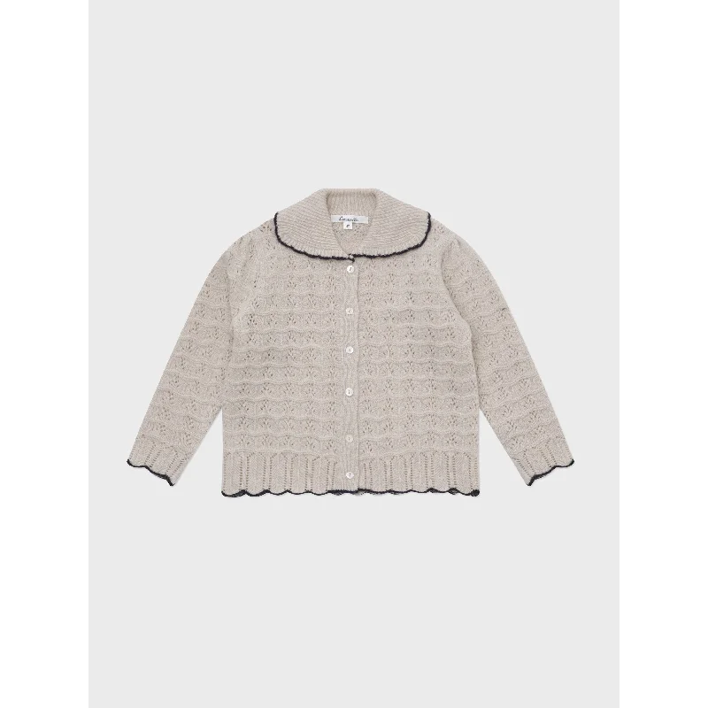 - Air box TSA certified check-inLouisiella Light Beige Bretta Knit Cardigan