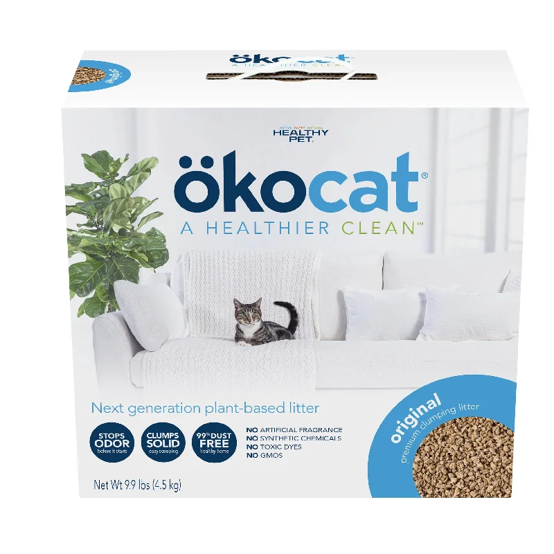 Pet grooming and cleaning products:Okocat Original Clumping Wood Cat Litter